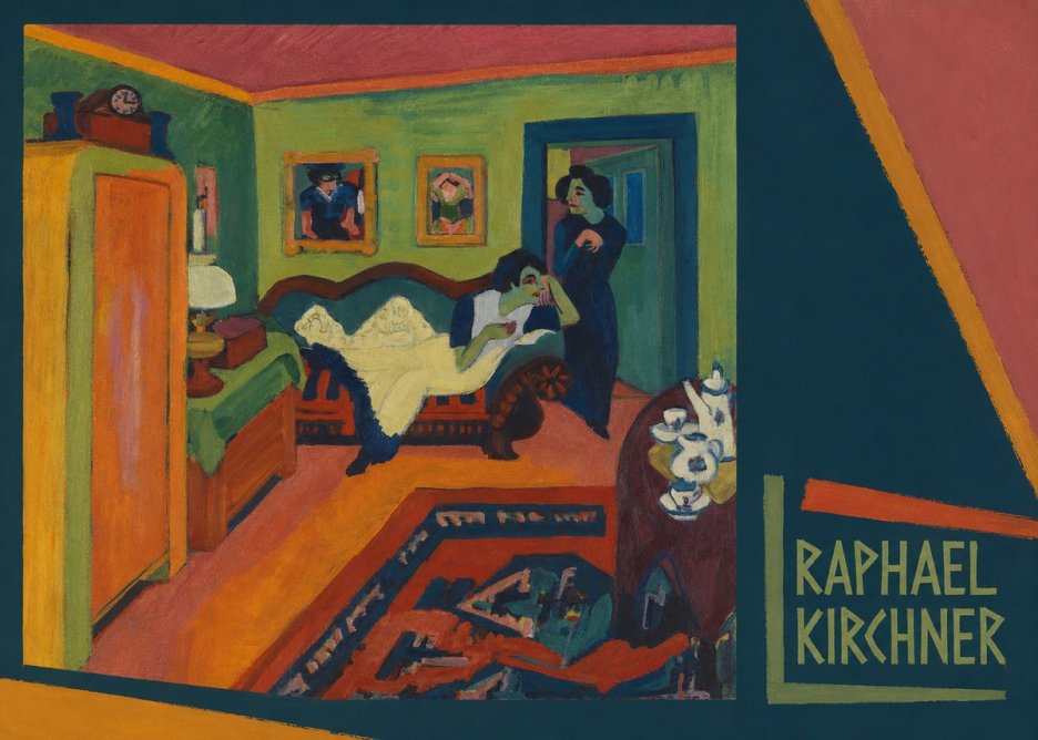 Raphael Kirchner Interior with Two Women No5 - Affiche