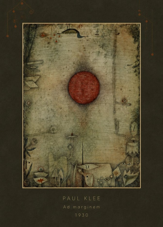 Paul Klee Ad Marginem No4 - Affiche