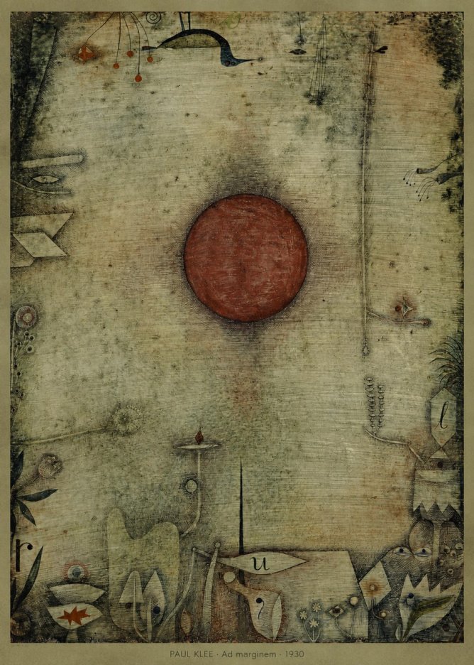 Paul Klee Ad Marginem No6 - Affiche