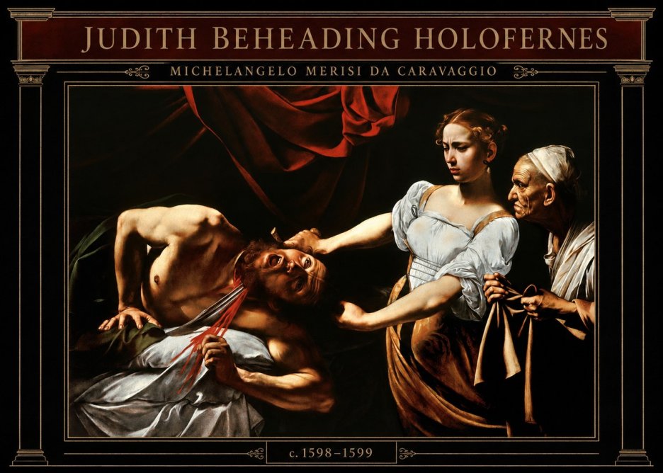Michelangelo Merisi da Caravaggio Judith Beheading Holofernes IV No3 - Affiche