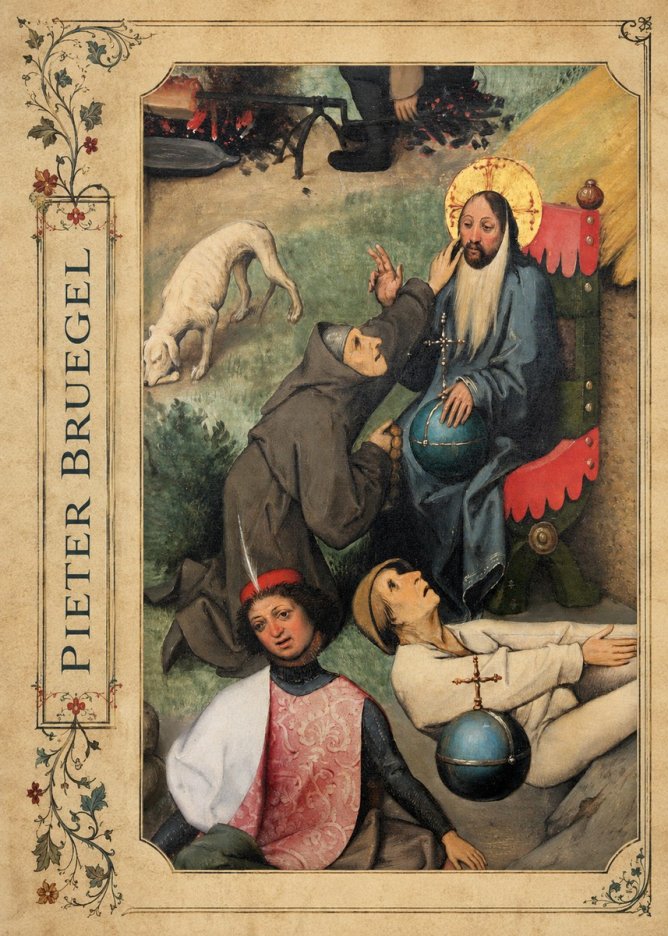 Pieter Bruegel The Adoration of the Magi - Detail No4 - Affiche