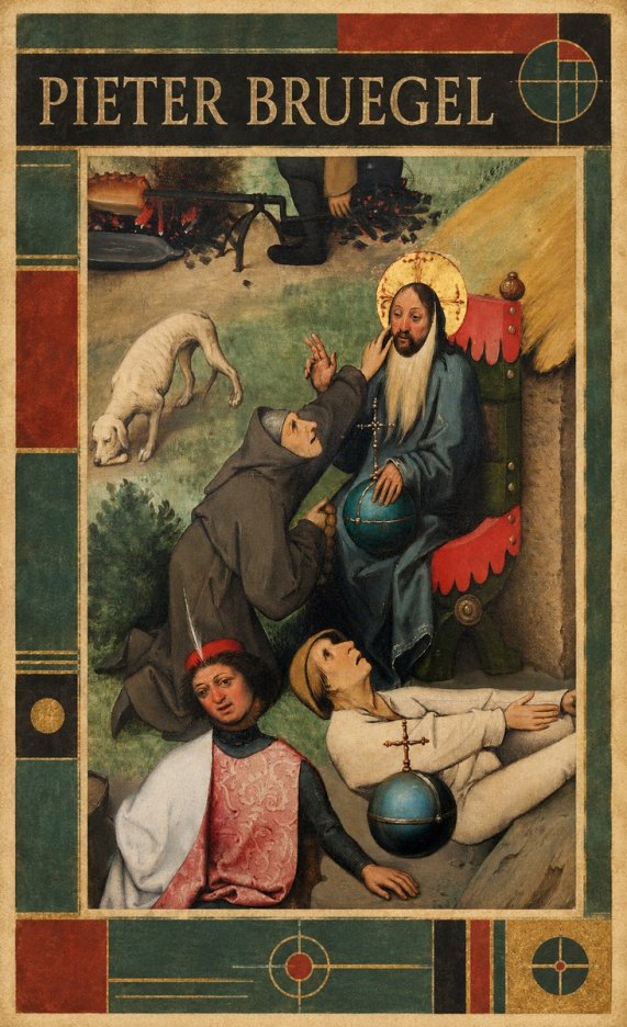 Pieter Bruegel The Adoration of the Magi - Detail No6 - Affiche