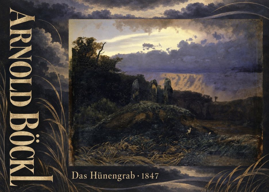 Arnold Böcklin Das Hünengrab No6 - Affiche