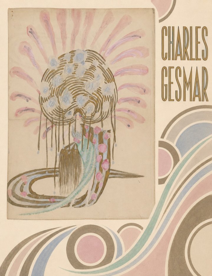 Charles Gesmar Woman with Headdress No4 - Affiche