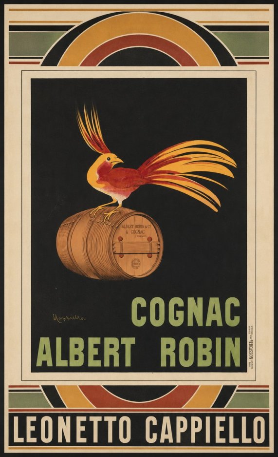 Leonetto Cappiello Cognac Albert Robin No4 - Affiche