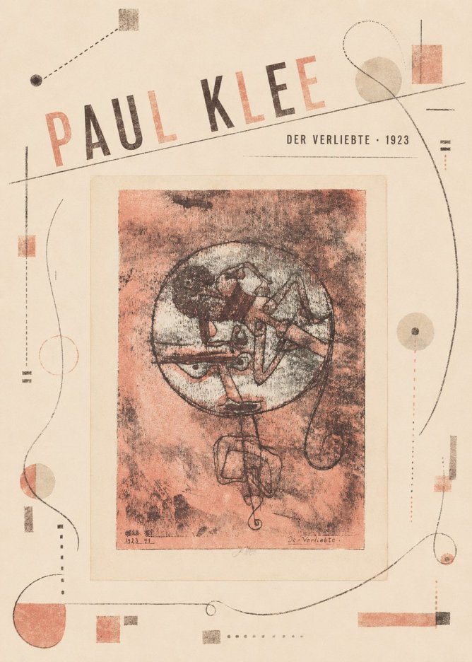 Paul Klee Der Verliebte II No5 - Affiche