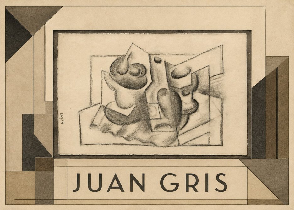 Juan Gris Nature Morte (Bouteille Et Fruit) No1 - Affiche