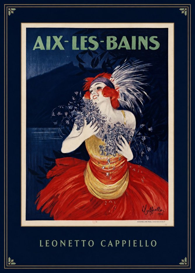 Leonetto Cappiello Aix-les-bains No3 - Affiche
