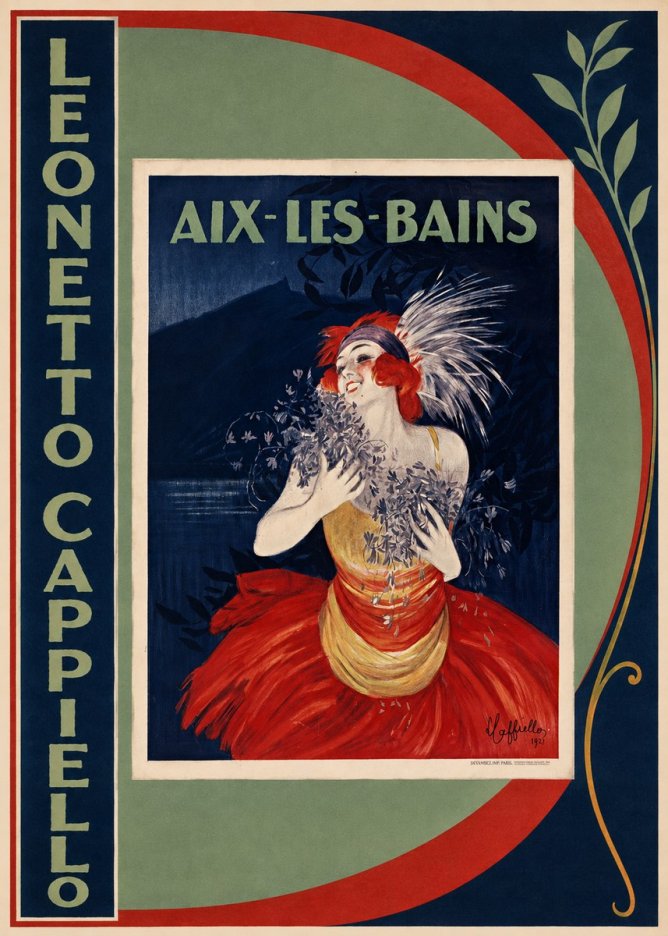 Leonetto Cappiello Aix-les-bains No4 - Affiche