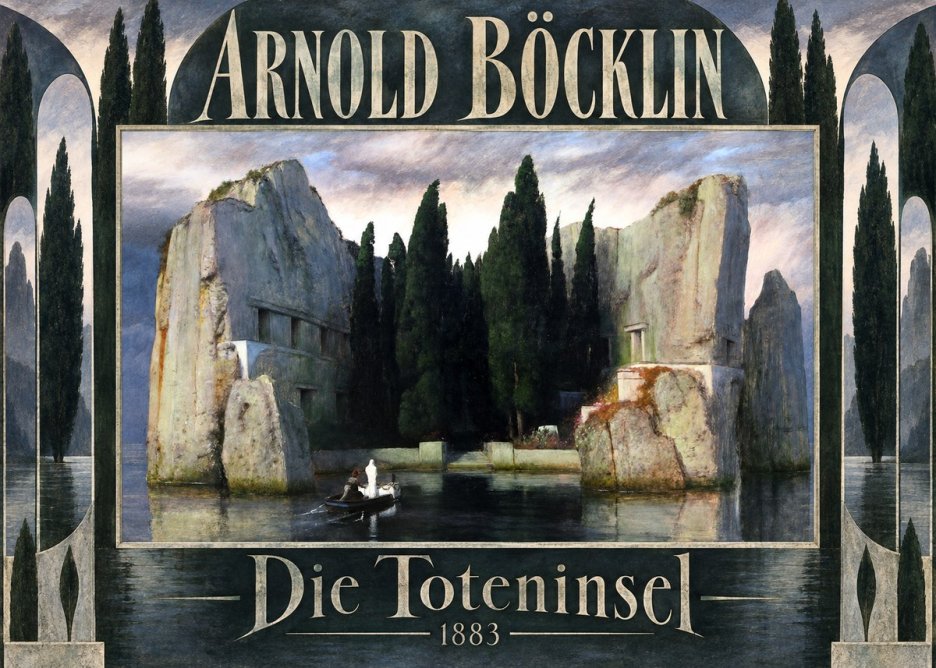 Arnold Böcklin Die Toteninsel VII No5 - Affiche