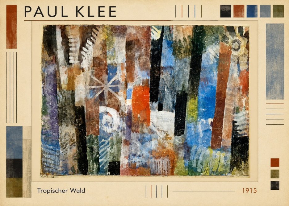 Paul Klee Tropischer Wald No1 - Affiche