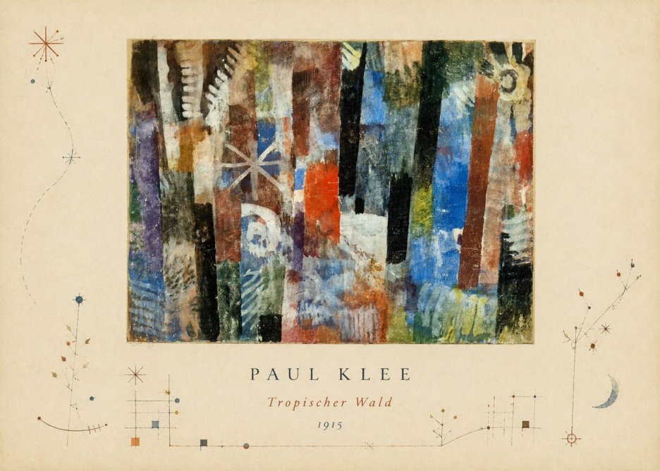 Paul Klee Tropischer Wald No3 - Affiche