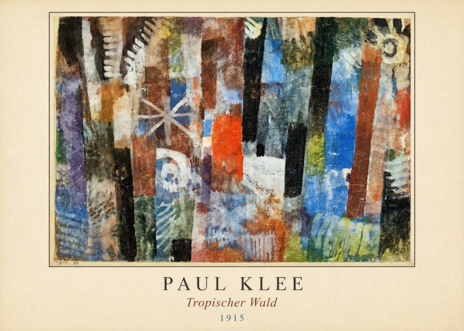 Paul Klee Tropischer Wald No4 - Affiche