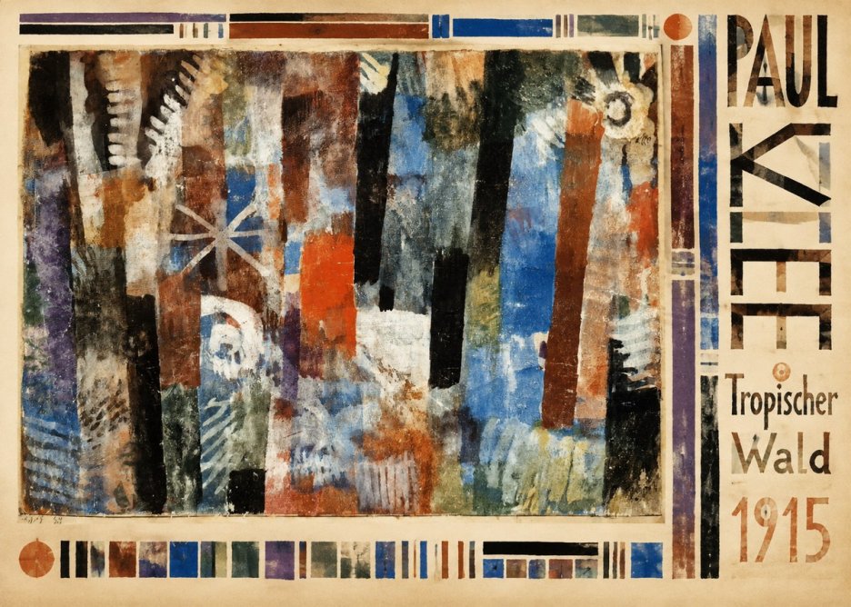 Paul Klee Tropischer Wald No5 - Affiche