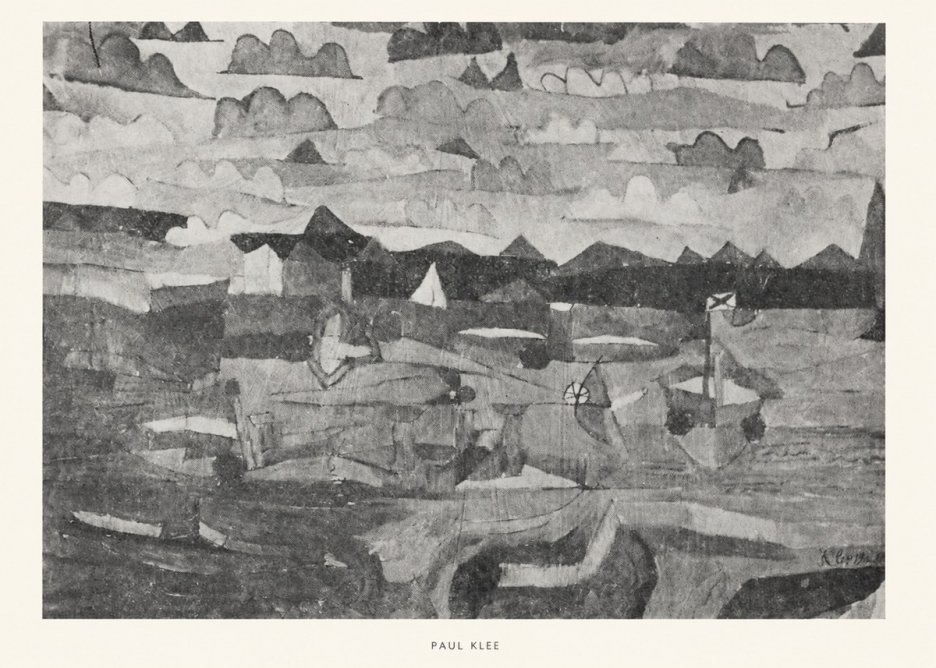 Paul Klee Coastal Landscape No6 - Affiche
