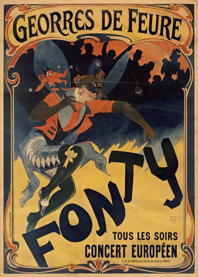 Georges de Feure Fonty II No1 - Affiche