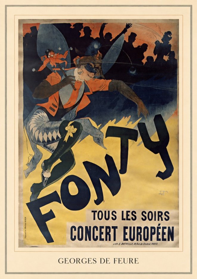 Georges de Feure Fonty II No3 - Affiche