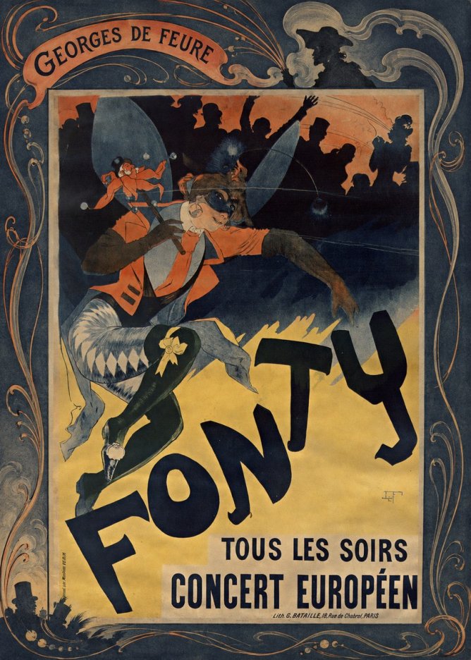 Georges de Feure Fonty II No4 - Affiche