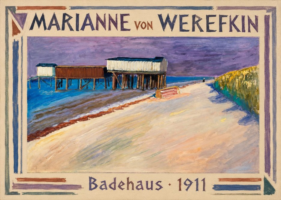 Marianne von Werefkin Badehaus No1 - Affiche