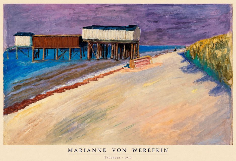 Marianne von Werefkin Badehaus No6 - Affiche