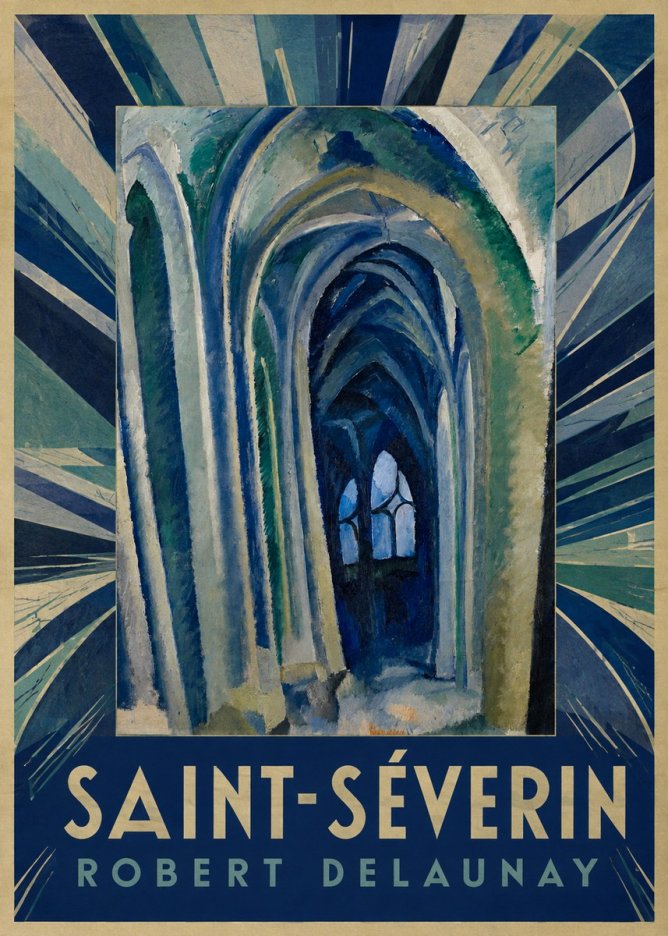 Robert Delaunay Saint-séverin No6 - Affiche