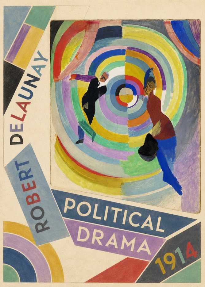 Robert Delaunay Political Drama No2 - Affiche