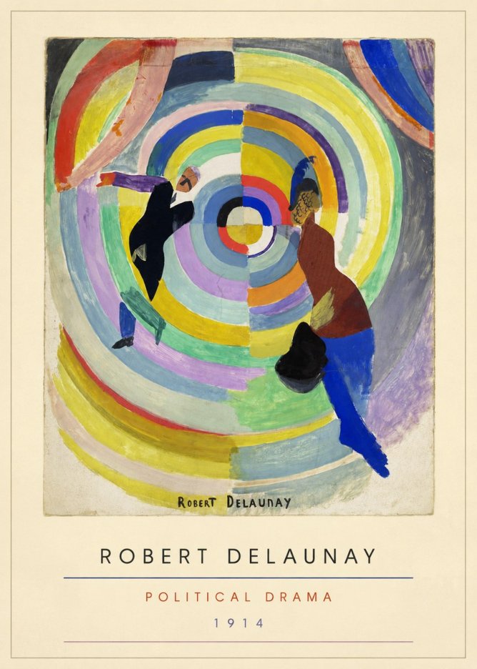 Robert Delaunay Political Drama No3 - Affiche