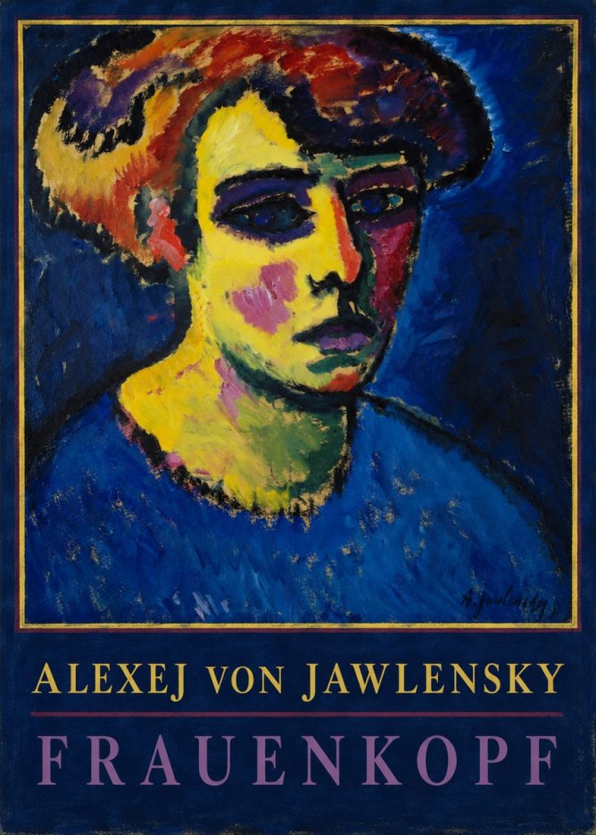 Alexej von Jawlensky Frauenkopf No1 - Affiche