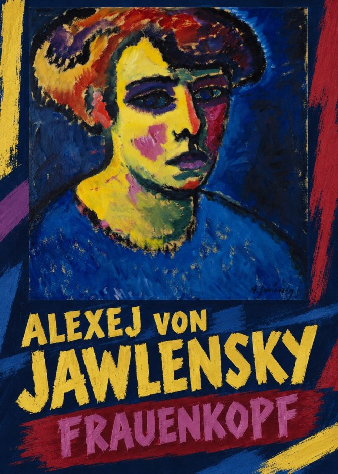 Alexej von Jawlensky Frauenkopf No2 - Affiche
