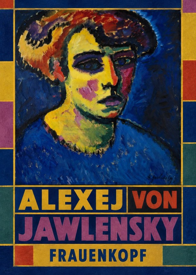 Alexej von Jawlensky Frauenkopf No5 - Affiche