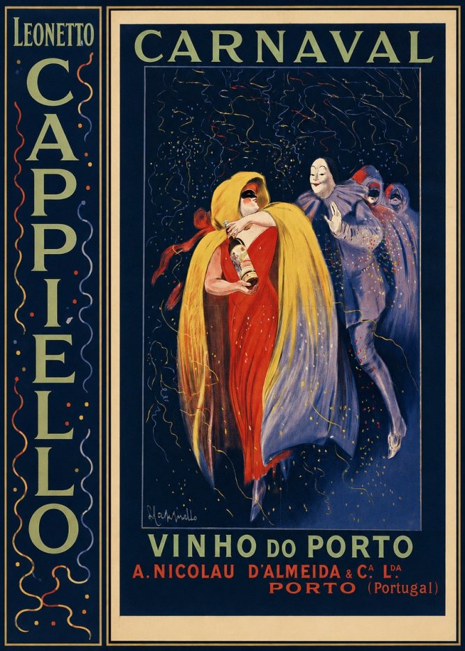 Leonetto Cappiello Carnaval - Vinho Do Porto No3 - Affiche