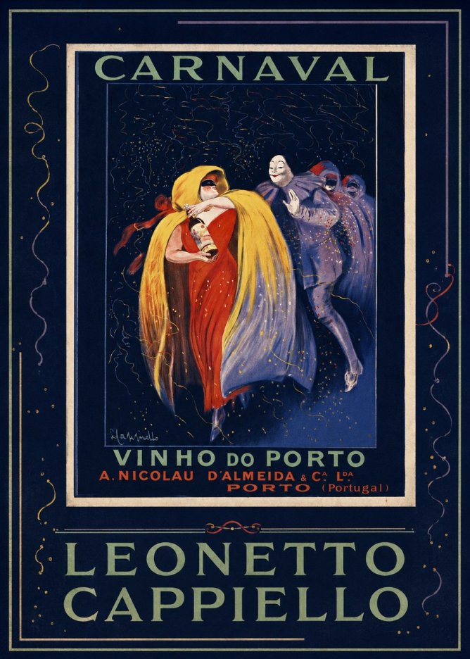 Leonetto Cappiello Carnaval - Vinho Do Porto No6 - Affiche