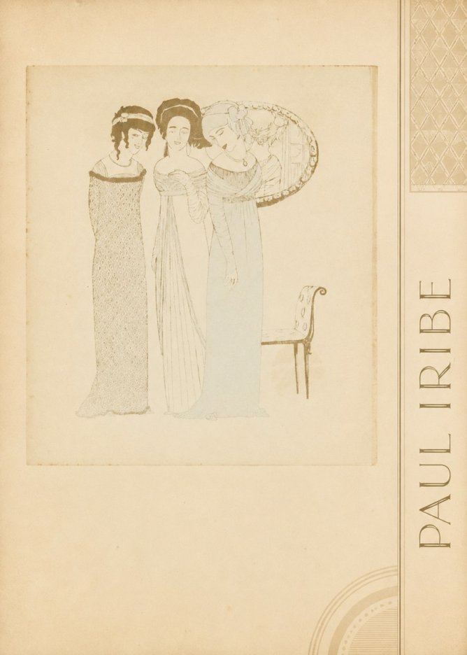Paul Iribe Elegant Figures No2 - Affiche