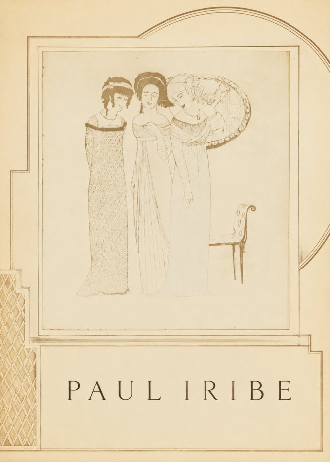 Paul Iribe Elegant Figures No3 - Affiche