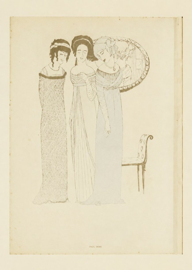 Paul Iribe Elegant Figures No5 - Affiche