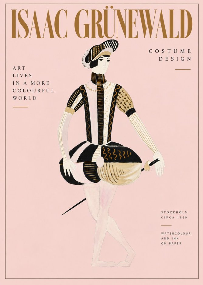 Isaac Grünewald Costume Study VI No6 - Affiche