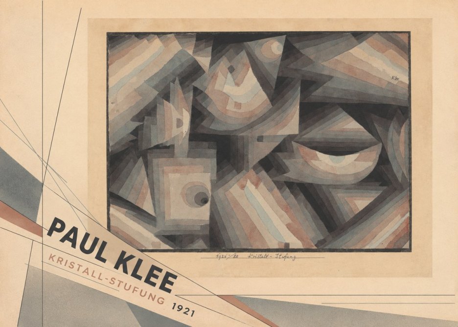 Paul Klee Kristall-stufung II No5 - Affiche