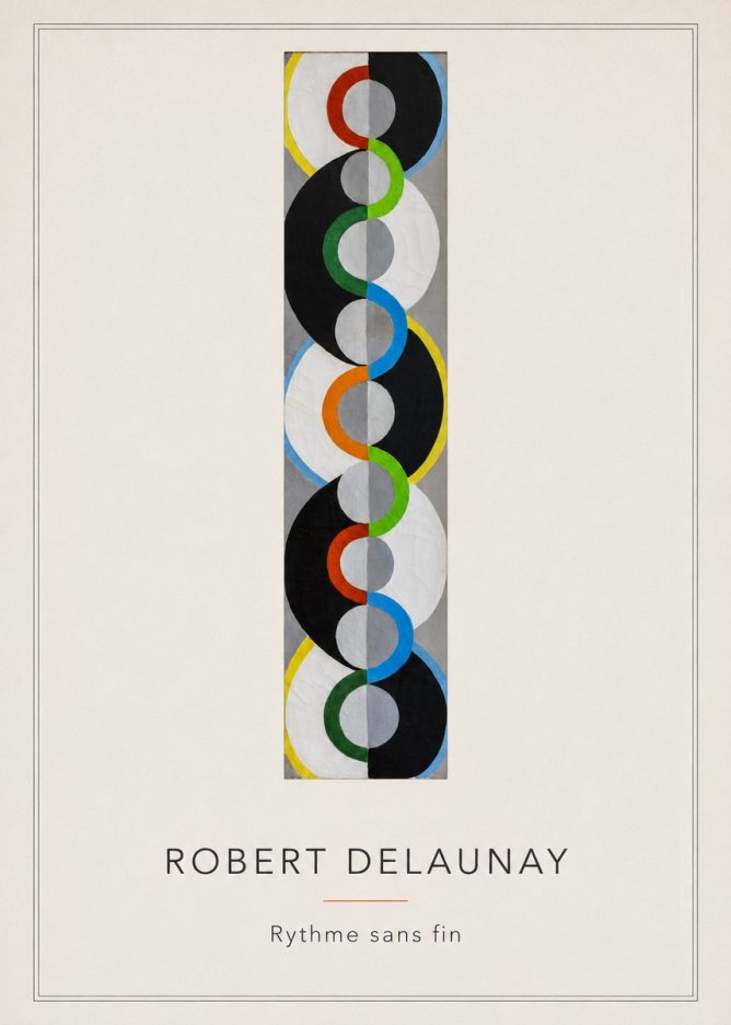 Robert Delaunay Rythme Sans Fin III No4 - Affiche