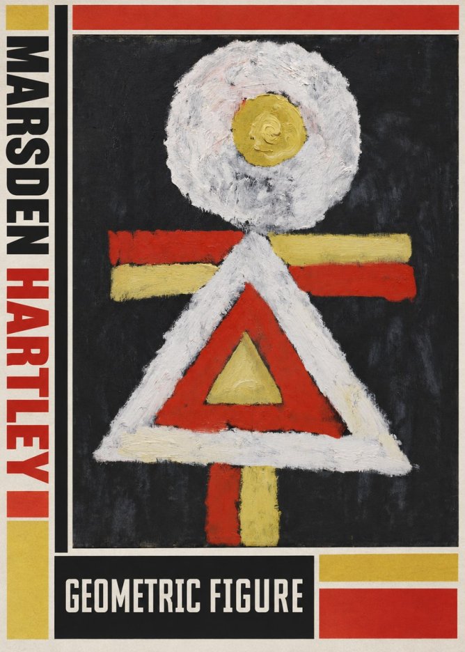 Marsden Hartley Geometric Figure No4 - Affiche
