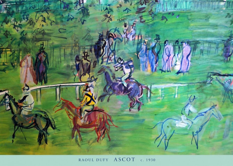 Raoul Dufy Ascot No5 - Affiche