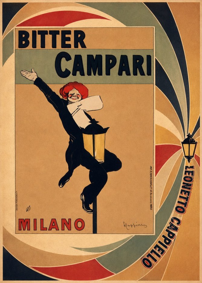 Leonetto Cappiello Bitter Campari II No6 - Affiche