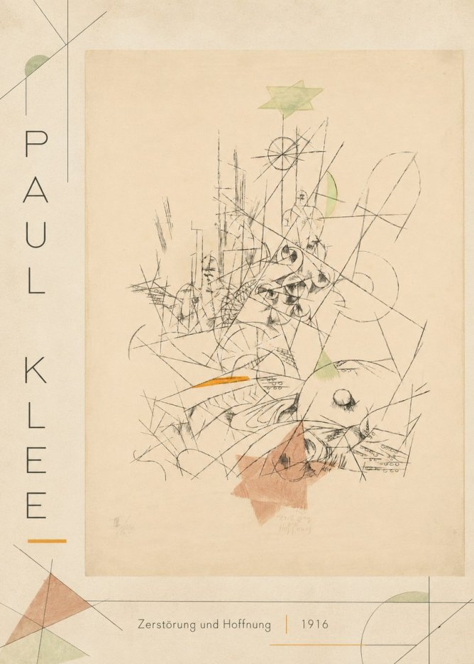 Paul Klee Zerstörung Und Hoffnung II No2 - Affiche