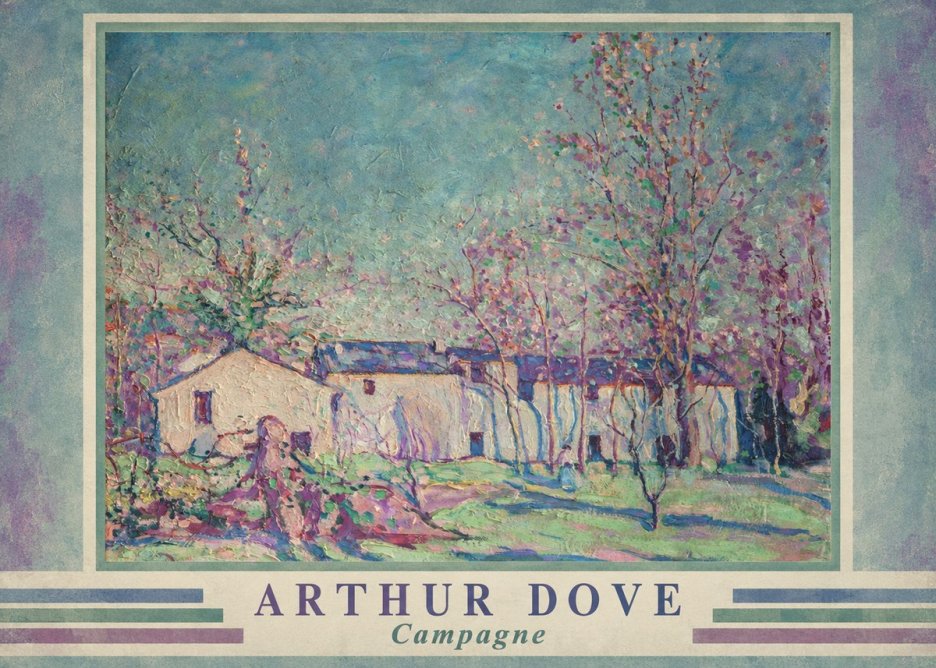 Arthur Dove Campagne No3 - Affiche