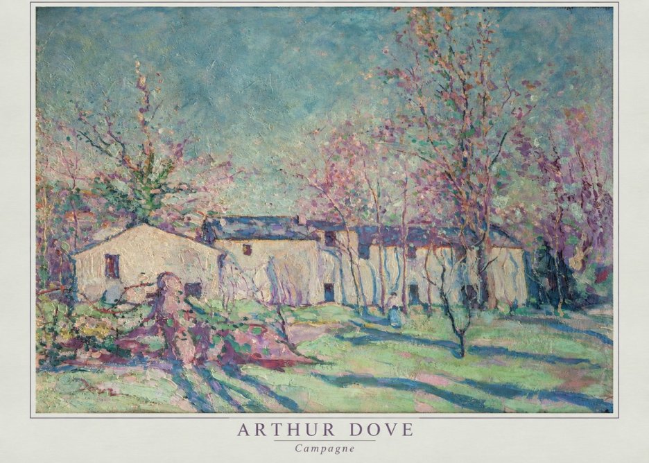 Arthur Dove Campagne No6 - Affiche