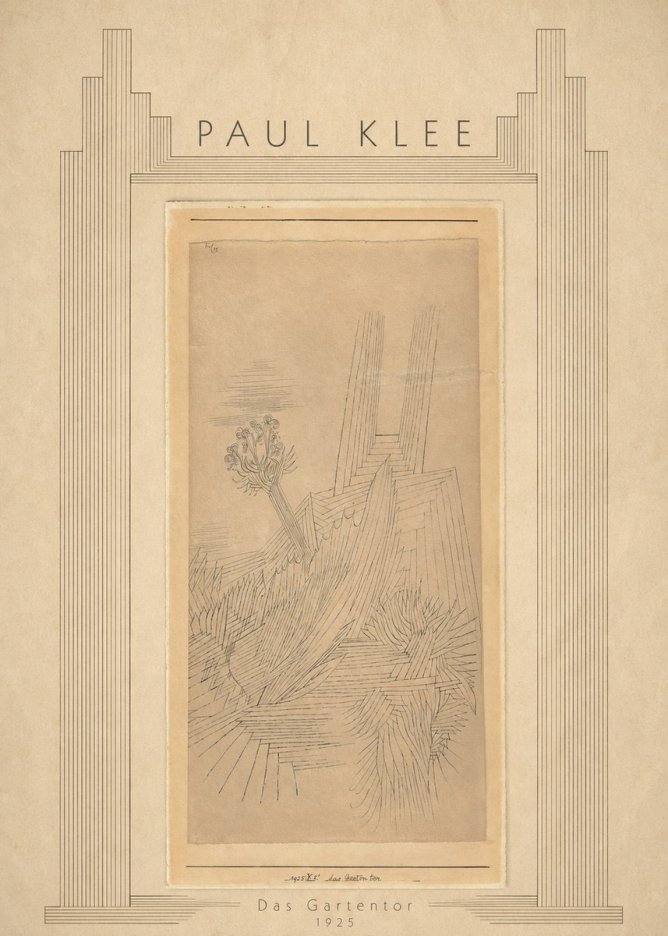 Paul Klee Das Gartentor I No6 - Affiche