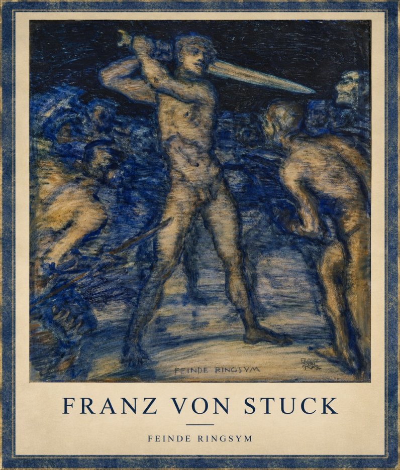 Franz von Stuck Feinde Ringsym No2 - Affiche