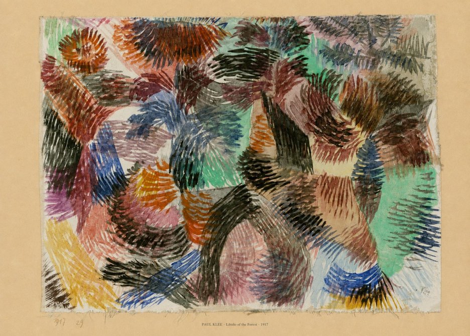 Paul Klee Libido of the Forest No6 - Affiche