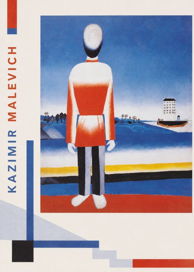 Kazimir Malevich Peasant No2 - Affiche