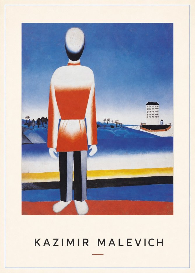 Kazimir Malevich Peasant No4 - Affiche