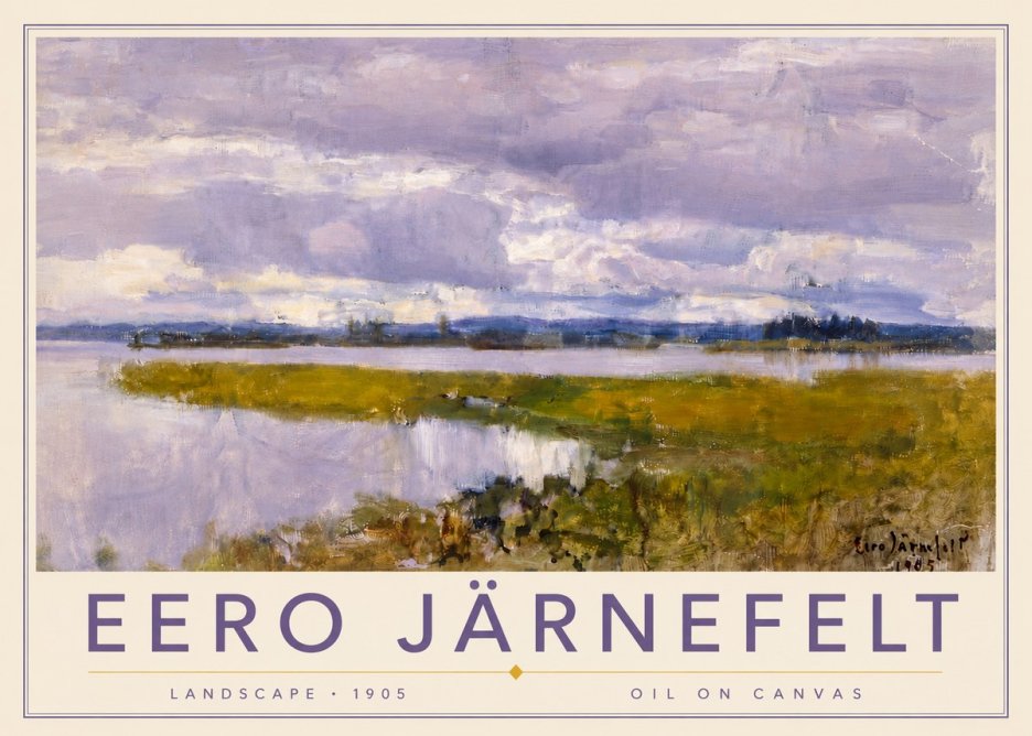 Eero Järnefelt Landscape No5 - Affiche